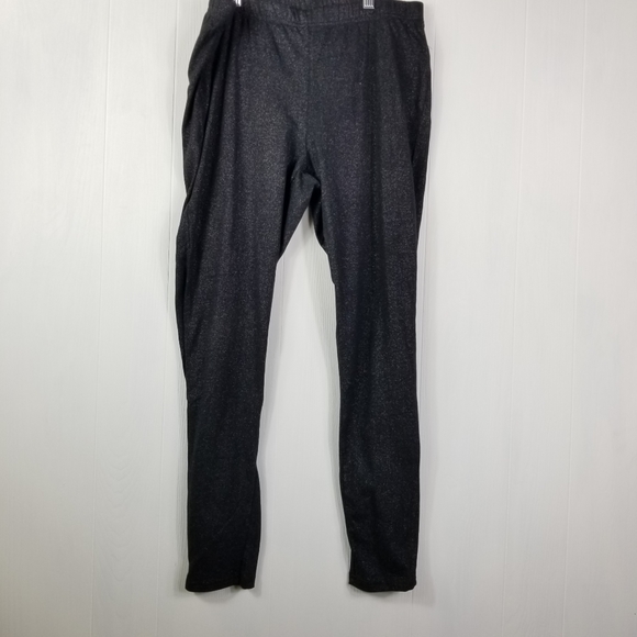 Torrid sz 2 leggings black/silver sparkles - Picture 1 of 4